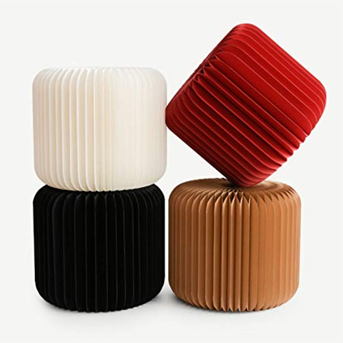 Foldable Honeycomb Paper Stool – Eco-Friendly Kraft Seating with Cushioned Top for Home, Office & Events (Brown)