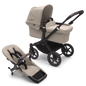 Bugaboo Donkey 5 Mono Complete & Free Bugaboo Giraffe Baby Rocker - Black/Taupe