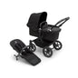 Bugaboo Donkey 5 Mono Complete & Free Bugaboo Giraffe Baby Rocker - Black/Midnight Black
