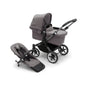 Bugaboo Donkey 5 Mono Complete & Free Bugaboo Giraffe Baby Rocker - Graphite/Grey Melange