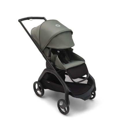 Bugaboo Dragonfly Ultimate Bundle & Free Bugaboo Giraffe Baby Rocker - Black/Forest Green