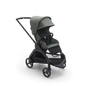 Bugaboo Dragonfly Pushchair & Free Bugaboo Giraffe Baby Rocker - Black/Forest Green