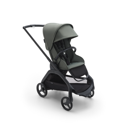 Bugaboo Dragonfly Ultimate Bundle & Free Bugaboo Giraffe Baby Rocker - Black/Forest Green