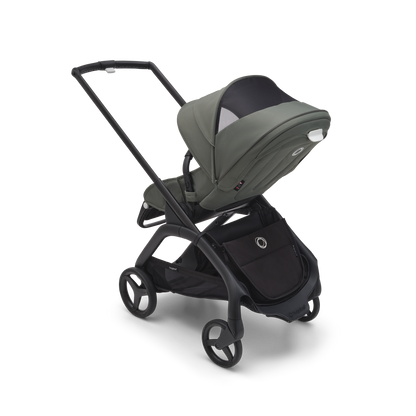 Bugaboo Dragonfly Ultimate Bundle & Free Bugaboo Giraffe Baby Rocker - Black/Forest Green