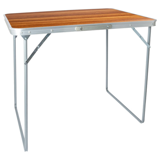 Folding Table – 80 x 60cm – Portable Metal Trestle Table for Indoor & Outdoor Use