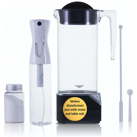 Toucan Eco Worktop Kit – Eco-Friendly Antibacterial & Antiviral Disinfectant Maker | Replaces Chemical Cleaners with Hypochlorous Acid Solution