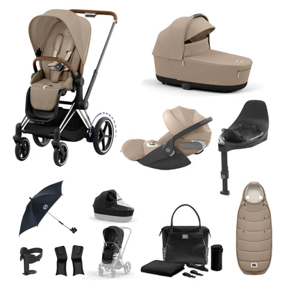 Cybex e-Priam Bundle - Cozy Beige