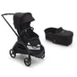 Bugaboo Dragonfly Pushchair & Free Bugaboo Giraffe Baby Rocker - Black/Midnight Black