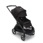 Bugaboo Dragonfly Pushchair & Free Bugaboo Giraffe Baby Rocker - Black/Midnight Black