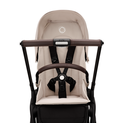 Bugaboo Dragonfly Complete Bundle & Free Bugaboo Giraffe Baby Rocker- Black/Desert Taupe