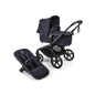 Bugaboo Fox 5 Renew Complete & Free Bugaboo Giraffe Baby Rocker - Black/Deep Indigo