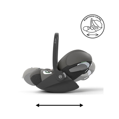 Cybex Cloud T i-Size Car Seat & Base T Isofix Base - Mirage Grey