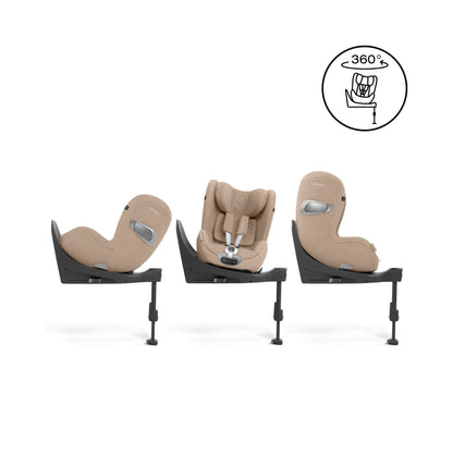 Cybex Sirona T i-Size Plus Car Seat - Cozy Beige