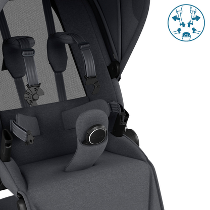 Maxi-Cosi FAME Pushchair & Carrycot- Twillic Graphite