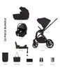 Venicci Claro 3 in 1 including Maxi-Cosi Pebble 360 Pro2 & Base  - Noir